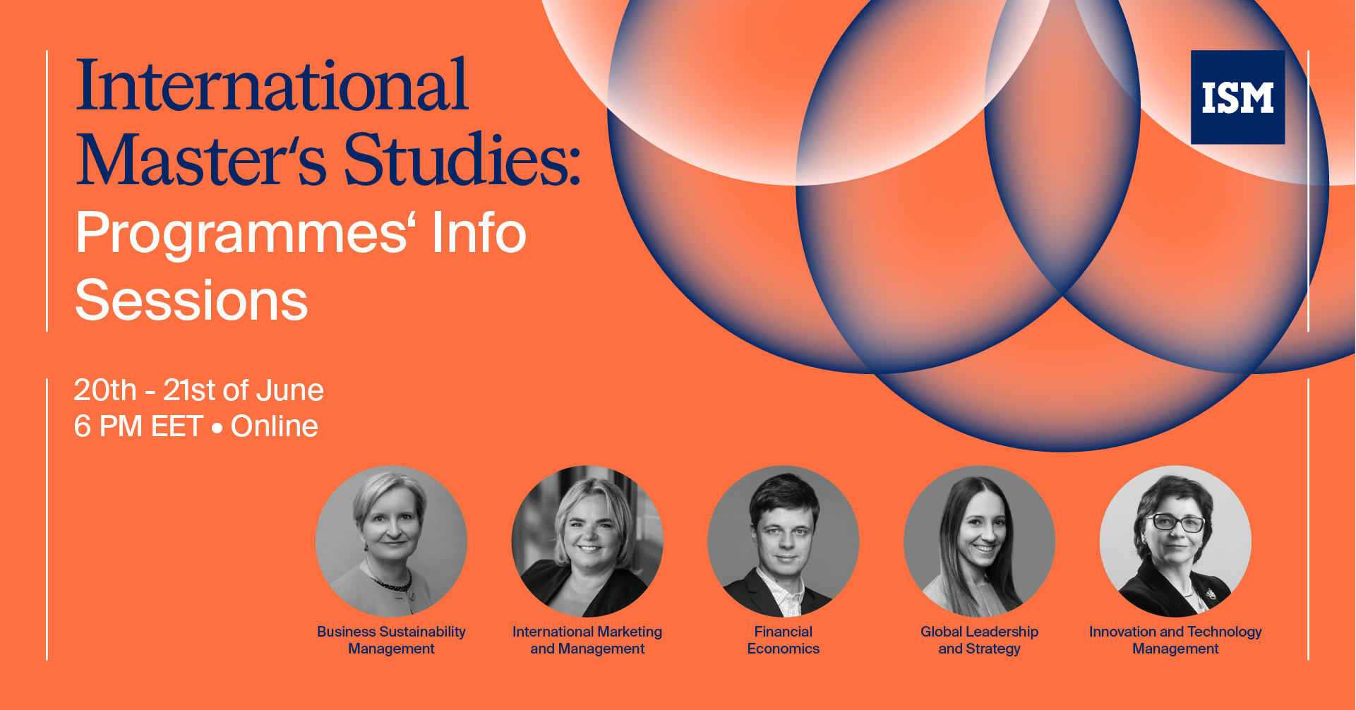 ISM International Master’s Studies