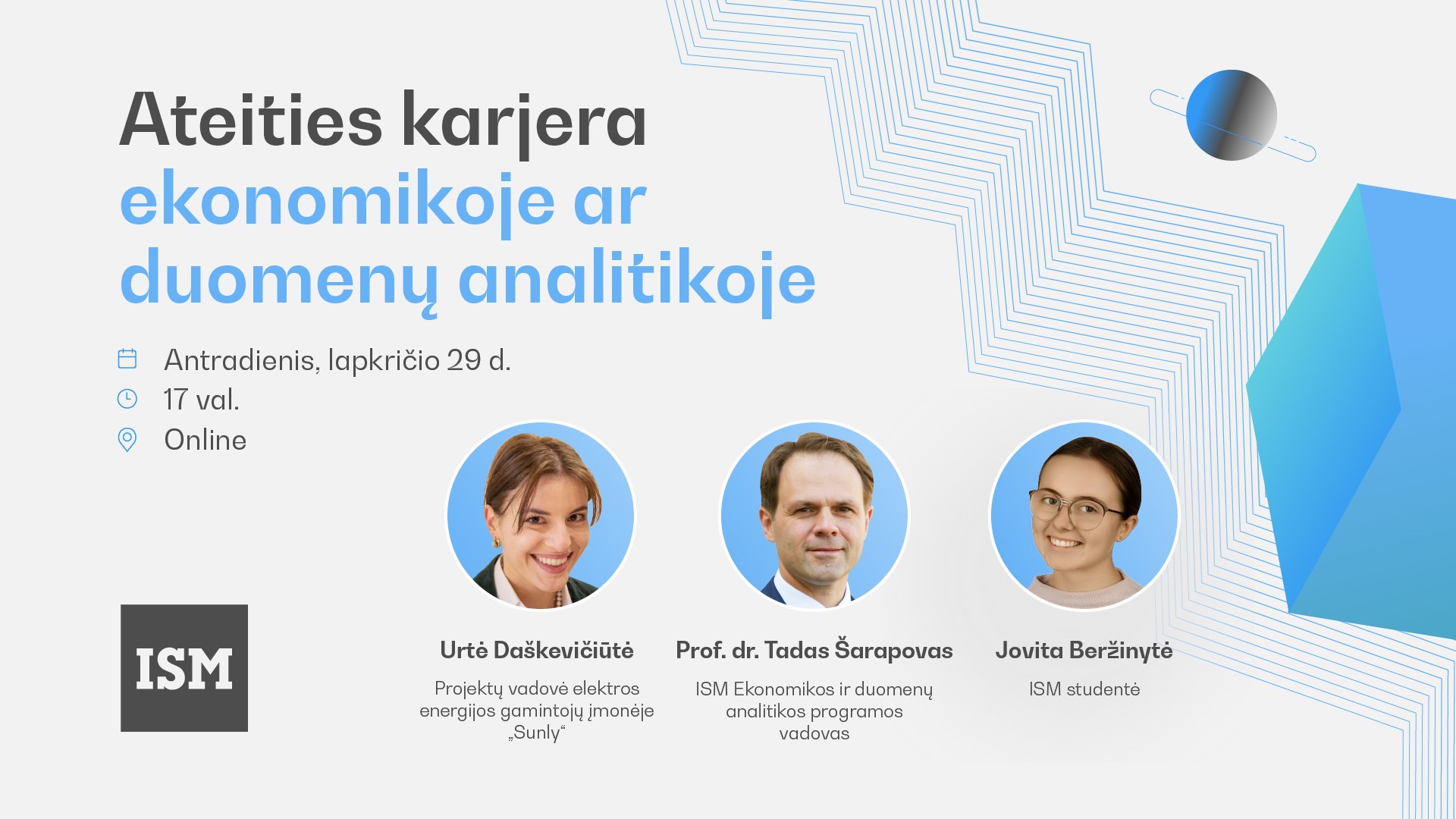ISM renginių ciklas - Ateities karjera
