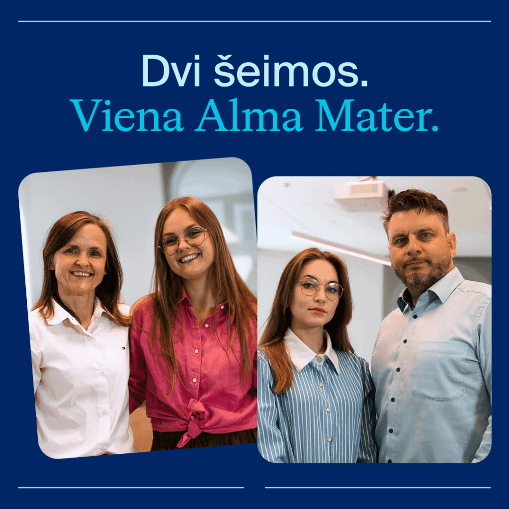 Dvi šeimos, viena Alma Mater, ISM universitetas