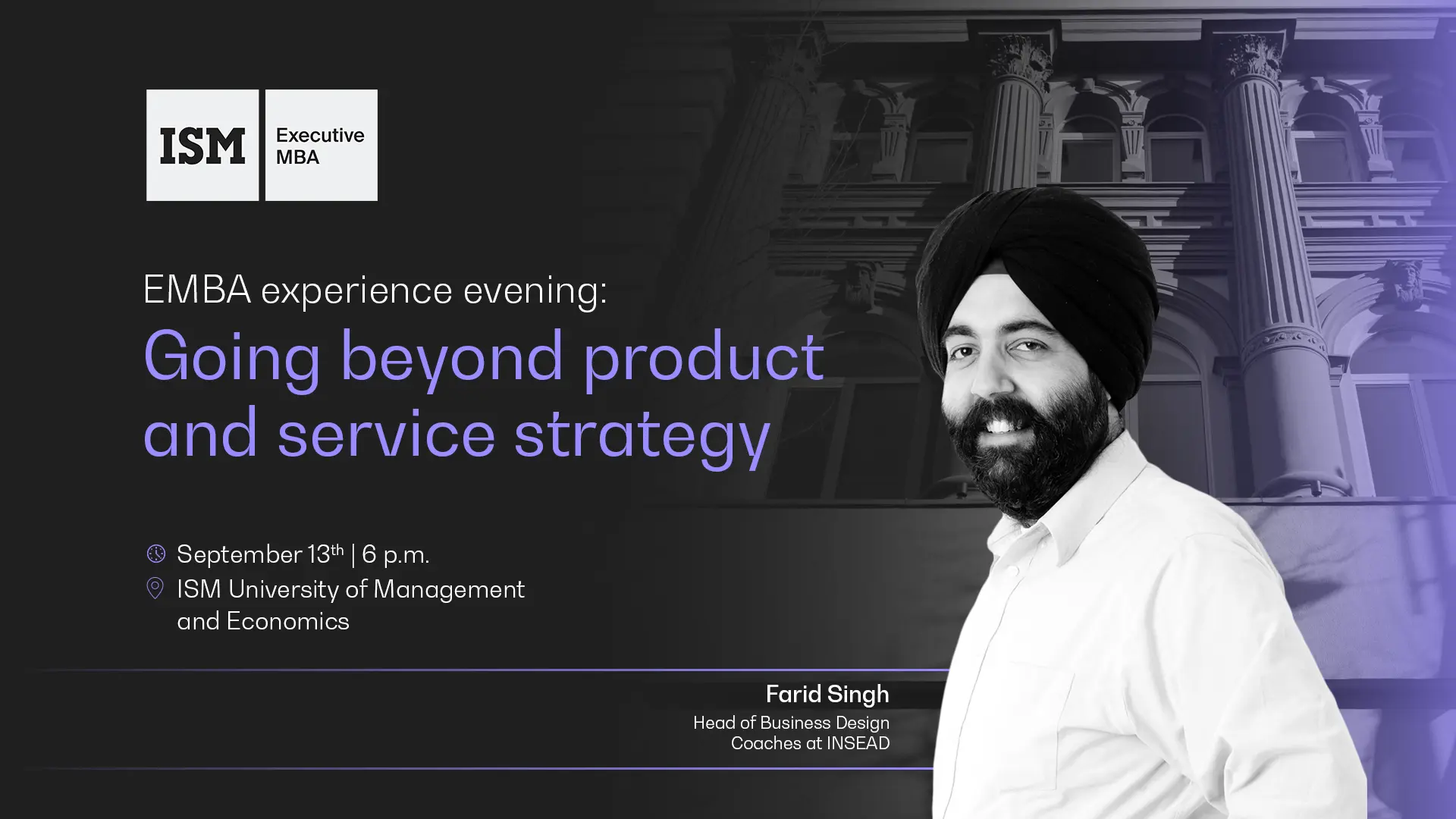ISM Executive MBA event