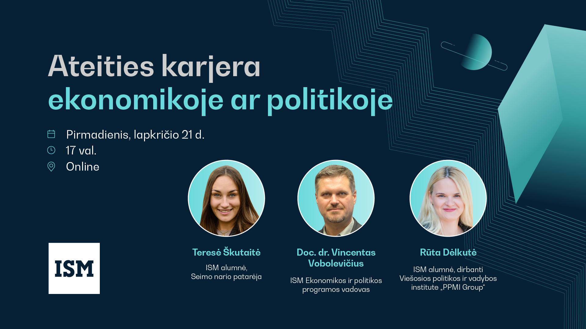 ISM renginių ciklas - Ateities karjera