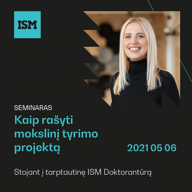 ISM seminaro baneris