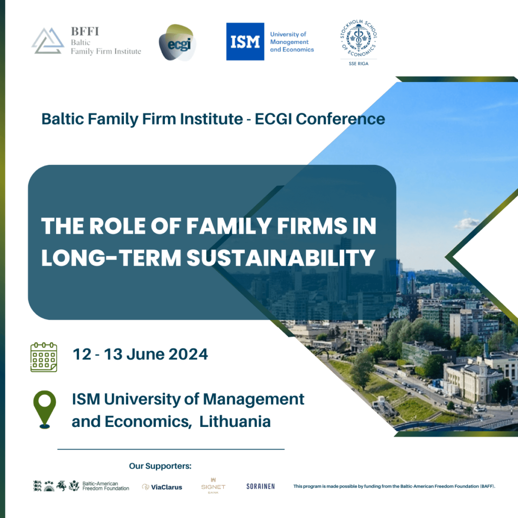 The Role of Family Firms in Long-Term Sustainability
