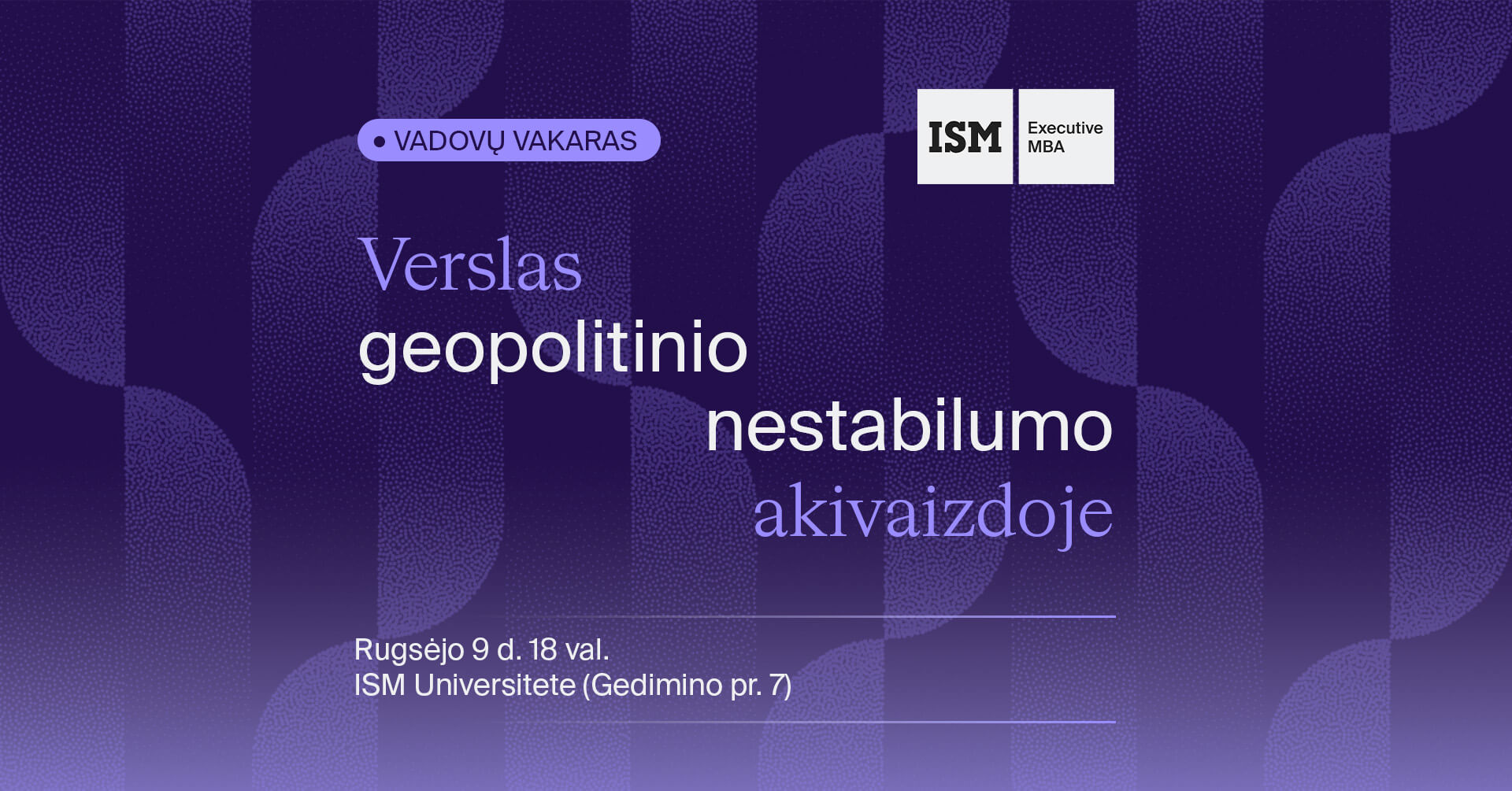 Verslas geopolitinio nestabilumo akivaizdoje