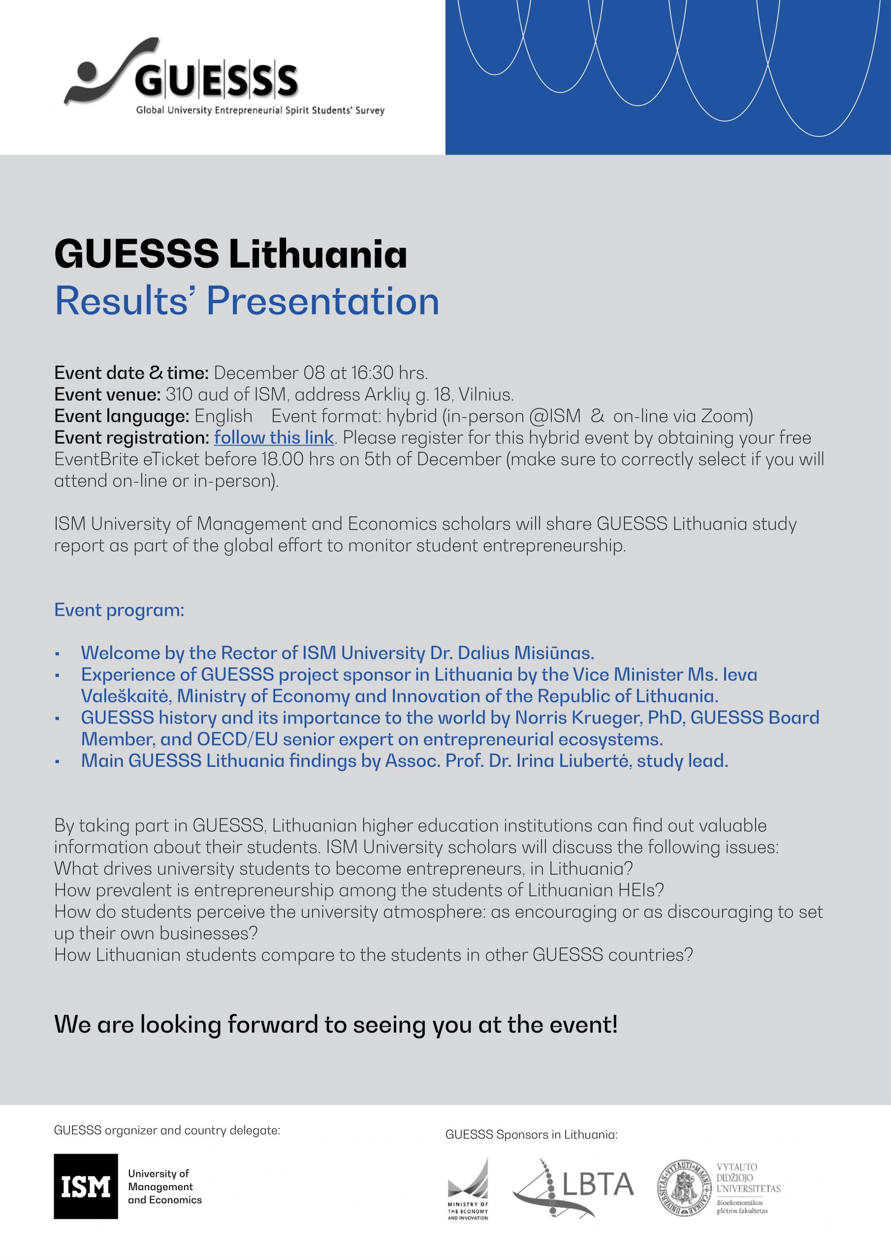 Global University Entrepreneurial Spirit Students‘ Survey (GUESSS)